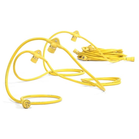 Woodhead 10 Socket Stringlight - 100 #12/3Withnog 323123